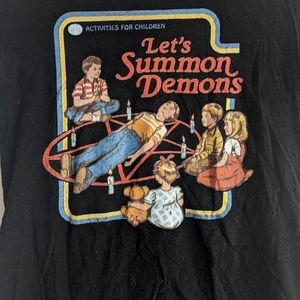 "Lets Summon Demons" Wicked Clothes Shirt Medium
